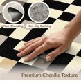 thumbnail image 6 of ODIKA 6'x9' Washable Area Rug Alfombras Contemporary Mosaic Grid Structured Interlocking Para for Queen Size Bedroom, Under Bed, Master Suite, Easy Care, Non-Shedding, 6 of 7