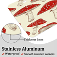 ADECORIVY Mushrooms And Toadstools License Plate, Aluminum Decorative ...