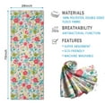 thumbnail image 2 of Pioneer Flower Floral Print Pattern Hot Yoga Mat Towel Non Slip for Hot Yoga - Quick-Drying Yoga Mat Cover with 4 Corner Pockets with Travel Bag - Hot Yoga Towel Non Slip 70"x26", 2 of 6