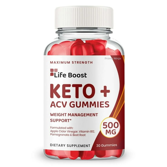 Life Boost Keto ACV Gummies Powerful Formula, Maximum Strength (1 Pack)