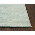 thumbnail image 3 of Alora Decor Demure 8' x 10' Solid Aqua/Aqua Hand-Loomed Area Rug, 3 of 5