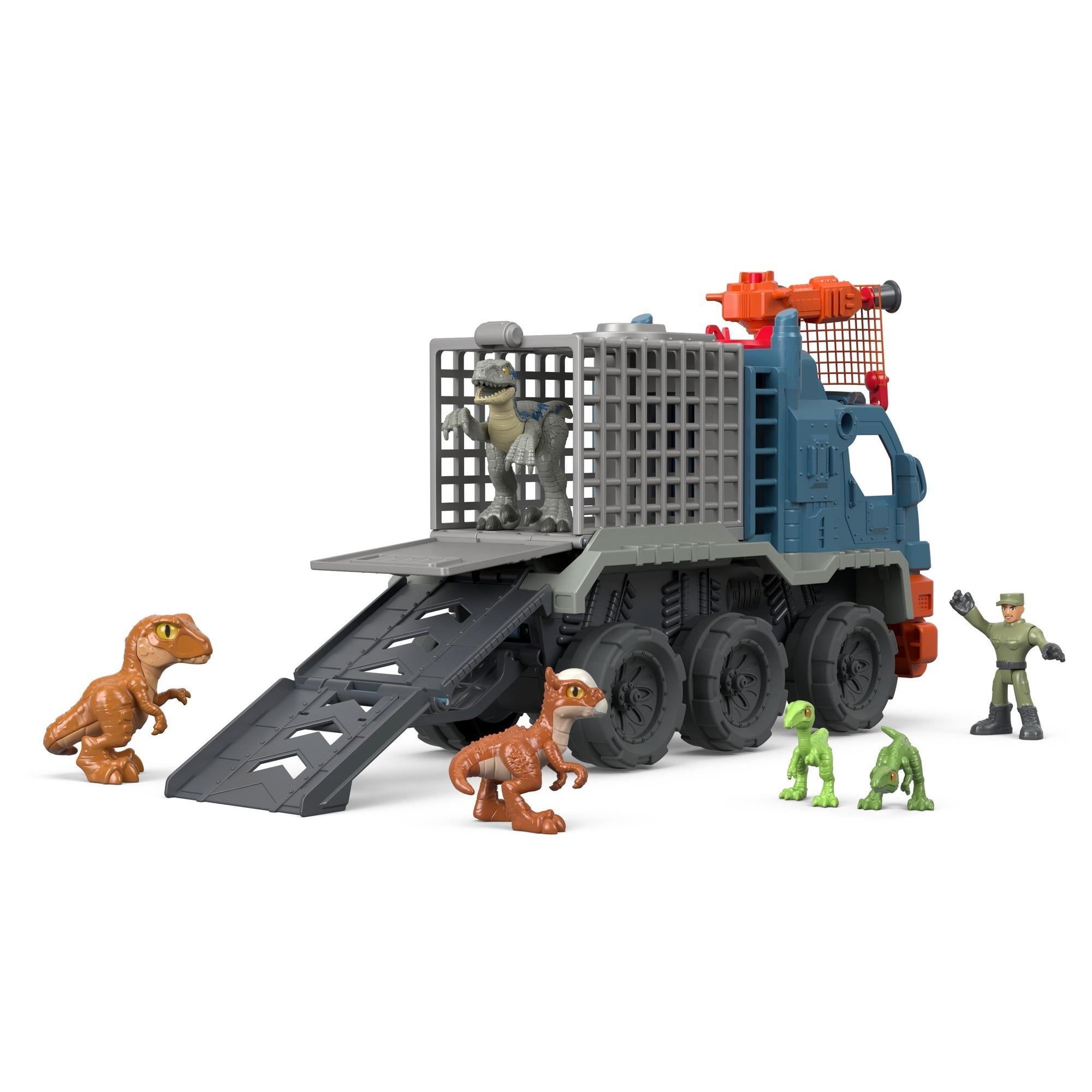 imaginext jurassic world truck