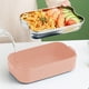 thumbnail image 5 of Fiambrera térmica para niños con recipientes de plástico de 700 ml y acero de 480 ml, hermética, para comidas escolares o de oficina, resistente, Aestivo | Rosa | AESTIVO, 5 of 7