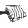 thumbnail image 4 of M Buder Extendable Cat Litter Scoop Lightweight Versatile Fine Screen Long Handle Metal Chicken Coop Poop Scooper Model A 2 Section Handle, Silver, 4 of 9