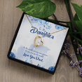 thumbnail image 6 of To My Daughter Daughter is Dad's World Forever Necklace w Message Card, 6 of 20