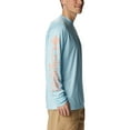 thumbnail image 3 of Columbia Men's Terminal Tackle PFG Carey Chen Long Sleeve, Spring Blue/Offshore Slam, Small, 3 of 5