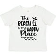 thumbnail image 3 of Inktastic Spring Break the Beach is My Happy Place Boys or Girls Toddler T-Shirt, 3 of 5