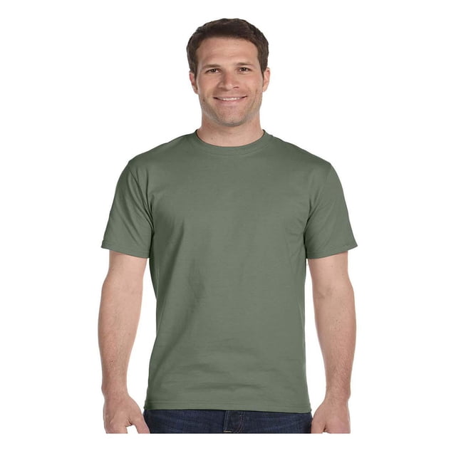 Hanes T-Shirt Robuste à Col Ras du Cou Sans Étiquette à Plat, Style 5180