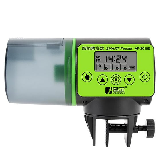 Dengmore Automatic Pond Koi Fish Feeder Holiday Timer Auto Dispense Feed Digital Timer