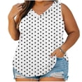 thumbnail image 2 of NominalSnug Womens Plus Size Tank Tops Summer Sleeveless Top V Neck Basic T Shirts Solid Color Lightweight Casual Flowy Blouses Tunic Top, 2 of 6