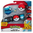 thumbnail image 1 of PoKéMoN Clip N Go Poke Ball Belt Set - Squirtle and Dive Ball, 1 of 2