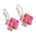 thumbnail image 3 of Sonducket 1 par de pendientes cuadrados con diseño de circonio para mujer, aleación de cristal brillante Ropa, zapatos y accesorios Miscelánea alfiler, 3 of 6