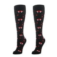 thumbnail image 2 of Pink Fall Fluffy Slipper Socks Halloween Knee High Socks Nylon,Spandex Crazy Cute Embroidered Pattern Ankle Sock Cotton,Women's Gift S, 2 of 8