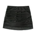 thumbnail image 4 of EDFBUYKRS Female Skirts Womens Fall Skirts Plus Size Maxi Mesh Patchwork Mini Skirt with Shorts for Everyday Wear Stylish and Comfortable Design for Casual Outings and Parties, 4 of 5