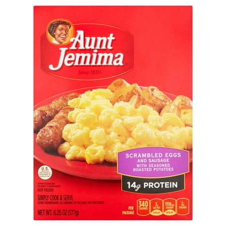 Aunt Jemima Scrambled Eggs and Sausage with Seasoned Roasted Potatoes, 6.25 oz