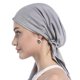 thumbnail image 4 of Turbante de algodón KAIYANG para mujer Sin tirantes con diamantes de imitación Correa de tiara 56 a 58 cm Negro Beige, 4 of 5