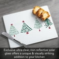 thumbnail image 4 of CounterArt "Holiday Trees" 3mm Glass Cutting Board 10" x 8", 4 of 7