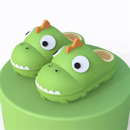 

Daznico Warm Slippers Women Slippers Autumn And Winter Indoor And Outdoor Fashion Comfortable Cartoon Cute Dinosaur Warm 7