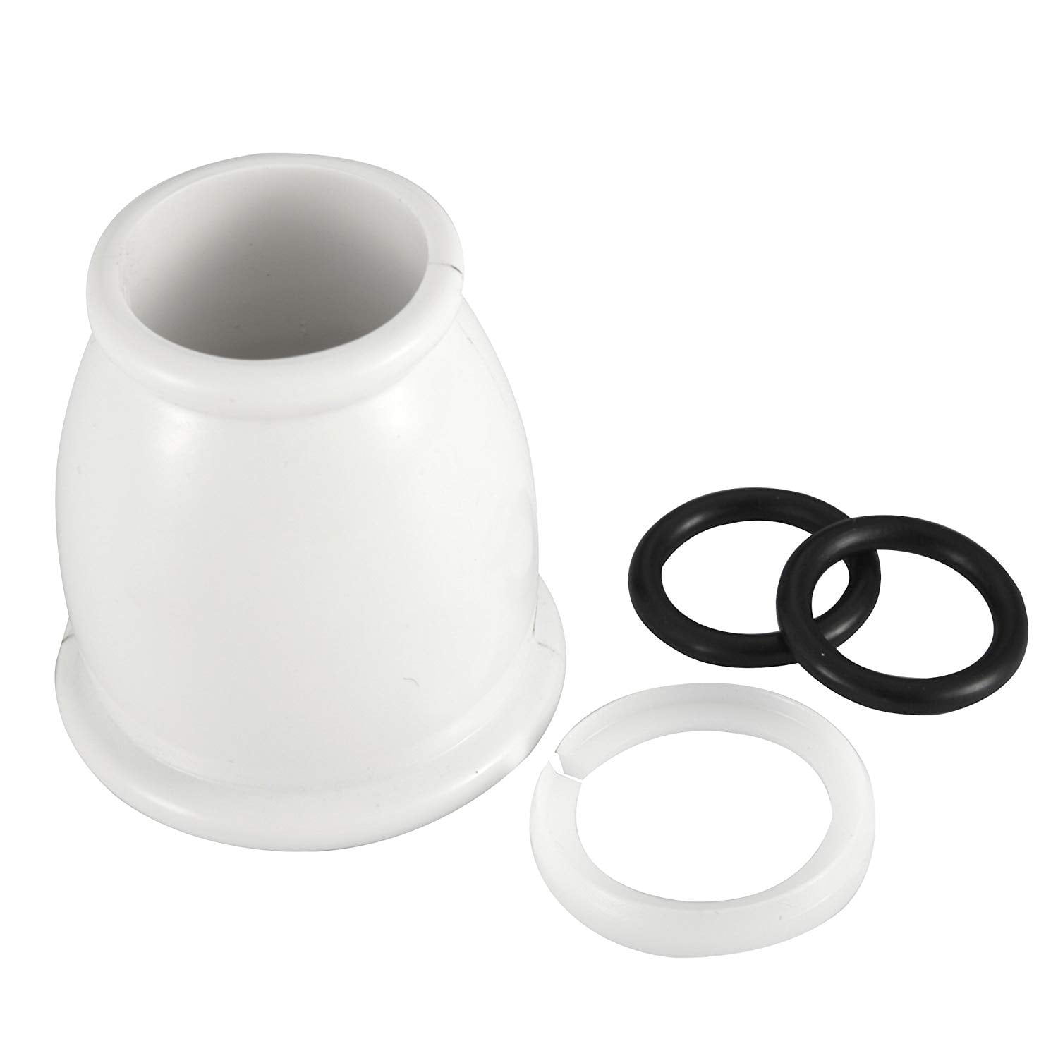 Bell Spout Nut and Rings Replacement Kit - White