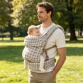 thumbnail image 4 of Newborn Baby Carrier for Toddlers 0-3 Years Old - Ergonomic 2-Position Baby Carrier with Head and Neck Support, Hip-Healthy Positioning, 4 of 5