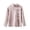 Khaki*, variant on OSOLU Girls T-Shirt Turtleneck Long Sleeve Thin Horizontal Striped All Over Print Soft Layering Tops Pink