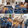thumbnail image 5 of Rectangle Area Rugs 6 x 9 Ft, Beach Reef Non-Slip Residential Carpet, Beach Sunset Ocean Waves Natural Scenery Indoor Crawling Mats Runner Rugs for Living Room/Dining Room/Bedroom, 5 of 8