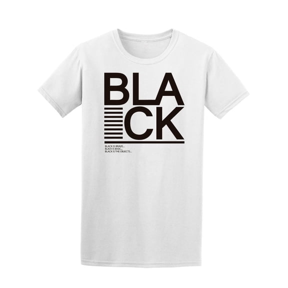 Black Is Basic Tee Men's -Image by Shutterstock