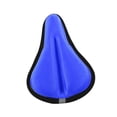 thumbnail image 3 of Cubierta de cojín de asiento de bicicleta para niños Diseño ergonómico ventilado con Fluya reflectante Anti slip Foam de memoria de alta densidad Azul, 3 of 8