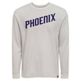thumbnail image 2 of Unisex Sportiqe  Gray Phoenix Suns Afton Thermal Long Sleeve T-Shirt, 2 of 3