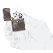 Zippo Pattern Armor Black Ice Pocket Lighter