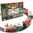 thumbnail image 3 of Christmas Electric Train Set for Children Electric Railway Train Set Battery Powered Santa Claus Train Party Home Xmas Tree Decoration, 3 of 8