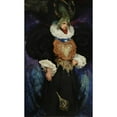 thumbnail image 3 of Kazimierz Stabrowski 16x24 Black Modern Framed Museum Art Print Titled - Portrait of Bronisław Brykner in Fanciful Costume (1908), 3 of 5