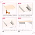 thumbnail image 2 of Tera 16" Auto Open Cash Register Drawer with Universal Under Counter Mounting Metal Brackets (Round Corner) Heavy Duty Insert Tray 5 Bill 8 Coin Removable Cash Tray for POS Small Businesses Store 405R, 2 of 9