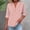 Pink, variant on Womens T Shirts Short Sleeve Soft Cotton Basic Tee Loose Casual Summer Outfits
