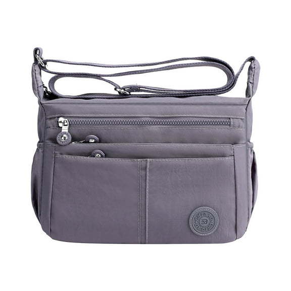 Women's Waterproof Nylon Casual Crossbody Bags Large Capacity Messenger Shoulder Bags with Multi Pocket