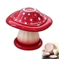 thumbnail image 1 of Pekkaxy Mushroom Dinnerware Set, 4-Piece Ceramic Bowl Plate Cup Saucer, Whimsical Table Setting for Breakfast and Desserts, 1 of 8