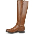 thumbnail image 2 of Franco Sarto Womens Merina Knee High Riding Boots Cognac Brown Stretch Wide Calf 6.5M, 2 of 5