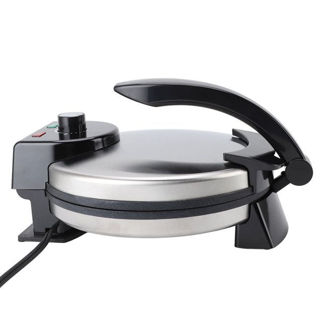 Roti Maker Machine, 10in 110V US Plug Anti Stick Electric Crepe Maker Knob Temperature Control Simple Operation for Kitchen
