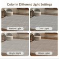 thumbnail image 7 of ODIKA 6'x9' Grey Charcoal Modern Geometric Grid Washable Area Rug Contemporary Abstract Network Motif Non-Slip, Chair-Friendly, for Dining Room, Under Table, Office Décor, 7 of 7