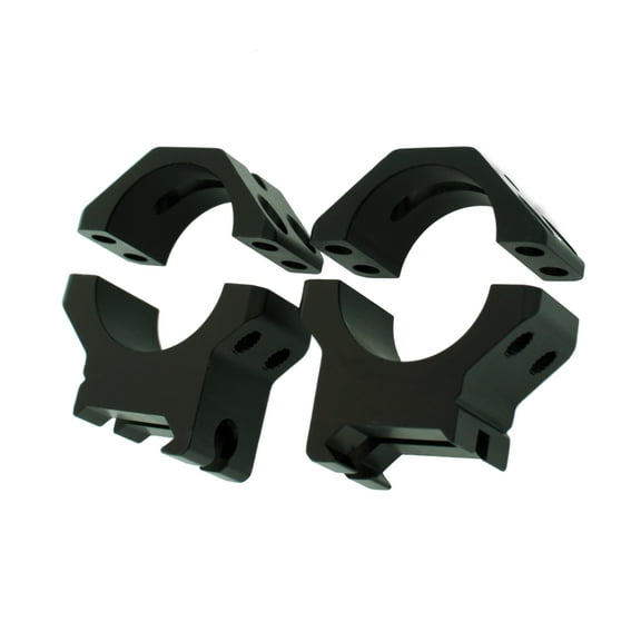 Weaver Tactical 4 Hole Skeleton Weaver 1" Scope Rings Matte Black High