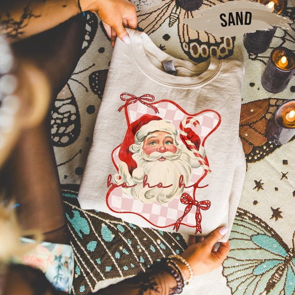 Retro Santa Claus Sweatshirt – Vintage Crewneck All Size S-5Xl