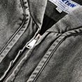 thumbnail image 7 of Maoxin Mens Jackets Men's Casual Loose Fitting Long Sleeved Hooded Jacket Long Sleeve Hoodless Casual Outwear Jackets Dark Gray L, 7 of 7