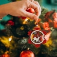 thumbnail image 4 of Fiudx Ofertas y liquidaciones Adornos navideños colgantes de madera con forma de copo de nieve para árbol de Navidad, adornos navideños colgantes para arreglos navideños, 4 of 6