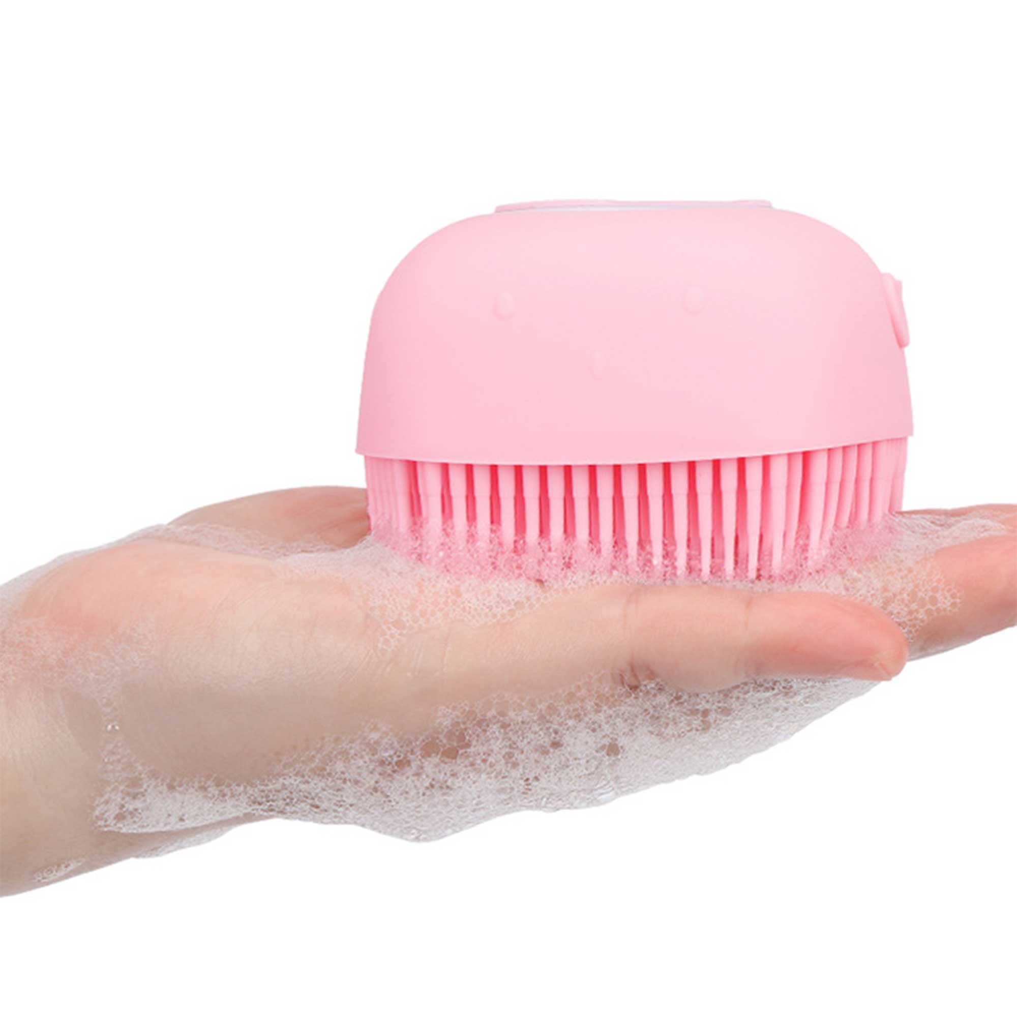 Polinkety Baby Bath Scrubber Soft Silicone Brush Rubber Loofahs Shower