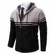 thumbnail image 1 of Ceisia Men's Casual Hooded Zipper Knit Cardigan Elastic Pocket Long Gift Sleeve Sweater Coat, 1 of 6