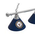 thumbnail image 2 of United States Navy 3 Shade Billiard Light with Chrome FIxture, 2 of 5