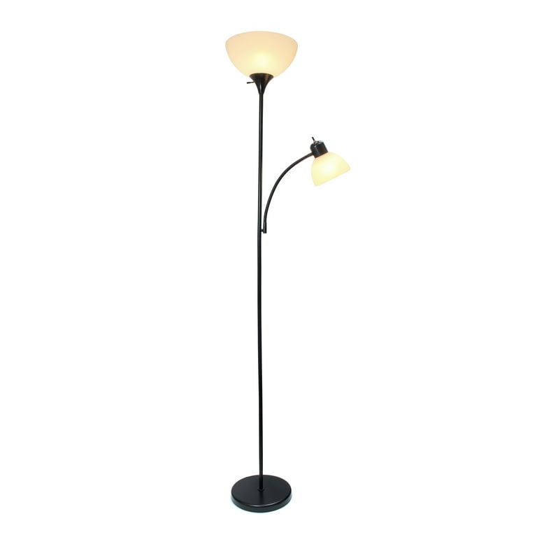 Floor lamp with on sale 2 reading lights