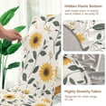 thumbnail image 5 of Yayeee 4 Pack Dining Chair Covers Stretch Parson Chairs Slipcovers Seat Protector, Sunflower Pattern, 5 of 6