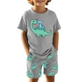 thumbnail image 3 of Ensemble de Pyjama pour Garçons, Pyjama Dinosaure, Nuisette et Pantalon, Ensemble 2 Pcs, Vêtements de Printemps et d'Automne, Pyjama pour Tout-Petits, 4-5 Ans, Vêtements pour Garçons, 3 of 3