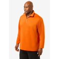 thumbnail image 3 of KingSize Men's Big & Tall Performance Dot 1/4 Zip Sweatshirt, 3 of 4